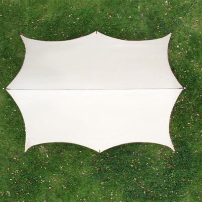 China Butterfly Square Sun Canopy Outdoor Vinyl Camping Canopy Windproof Waterproof for sale