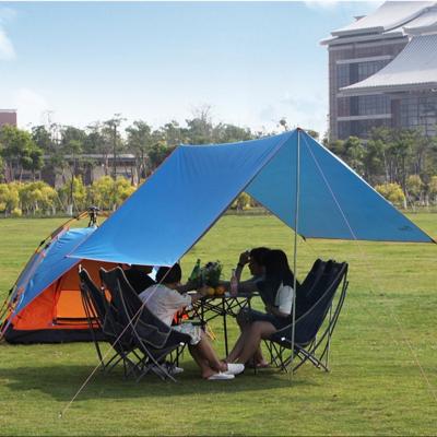 China Hexagonal Vinyl Outdoor Camping Canopy Polyester Extra Large Sun Shade for sale