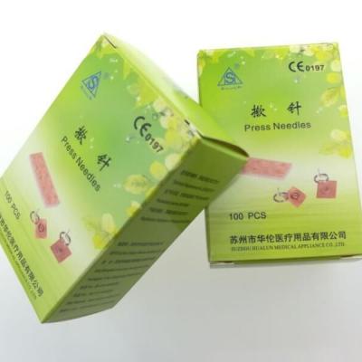 China Body ShunHe Brand Stainless Steel Disposable Sterile Handle Single Use Acupuncture Needle for sale