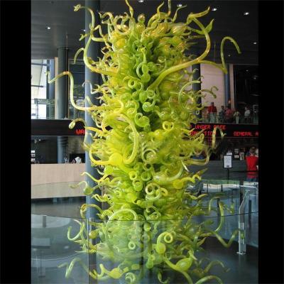 China 100% Handmade Modern Christmas LED Lamp Big Decorative Blown Glass LED Floor Lightings for sale