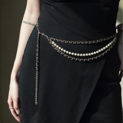 China Colour Matching Designer chain belt women luxury 2023 new style high quality women classic fashionable wholesale luxury belts for sale