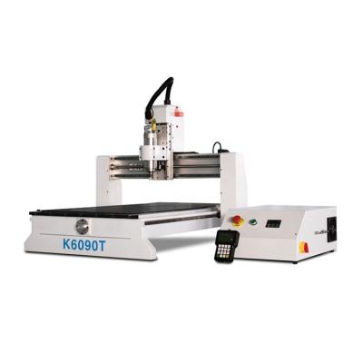 China Factory Ball Screw Transmission Wood Machine 6090 Small 4 Axis CNC Router for sale