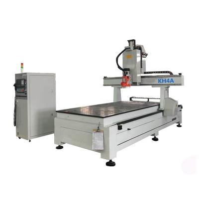 China Cheap Wood Working ATC 4 Axis Wood Plastic Carpentry Machinery Rotary CNC Router for sale