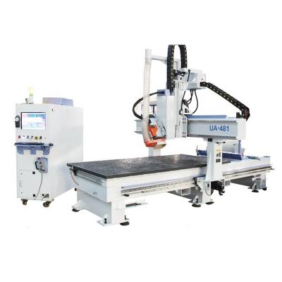 China Building Material Shops Fast 1325 CNC Foam Cutting Machine 4 Axis Woodworking CNC Router for sale