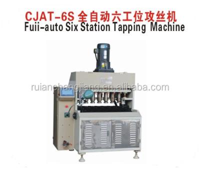 China Six Chief Axis Rotary Pleating Machines for oil filter base plate oil filter tapping production line CJGS-6 for sale