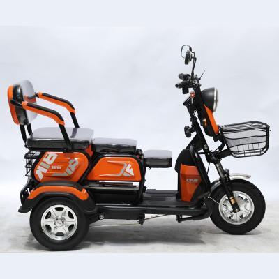 China Passenger Seat Foldable Electric Tricycles Three Wheel Elderly and Children's Tricycle Adult Electric Bikes for sale