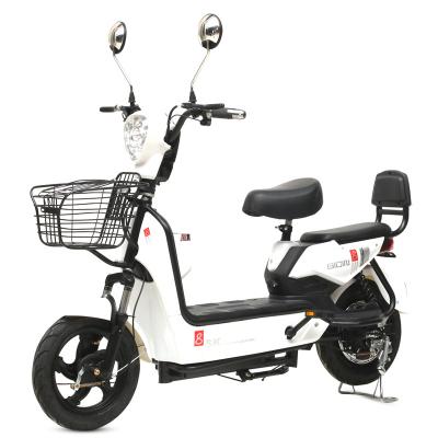 China 2 Wheel Electric Bike 48v e Cycle Bicycle 2 Seat Powerful 2 Wheel Woman City Mobility Scooter 150*30*80cm for sale