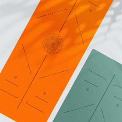 China Natural Rubber And New Eco-Friendly Foldable Yoga Mat Non Slip For Bikram, Vinyasa, Ashtanga 2022 Trend 15mm PU Travel Hot Yoga for sale