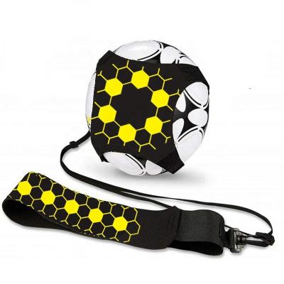 China Solo Practice Control Skills Kick Solo Soccer Trainer Practice Belt Neoprene Adults Kids Football New Elastic Bound Trainer All Size for sale