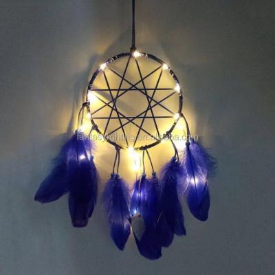 China 2019 New Fashion Indoor Indian Style Dreamy Party Decoration Party Catcher Light For Home Decor Battery Operated for sale