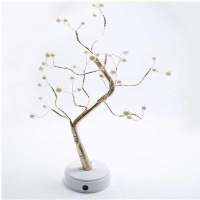 China 2020 New Arrival Indoor Decoration Bead 45cm LED USB Tree Light Night Light For Indoor Festival Decor for sale