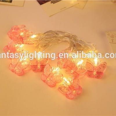 China Christmas Party Event Baby Room Decoration Butterfly Heart Shape LED Photo Clip String Fairy Light for Christmas Party Event Baby Room Decoration for sale