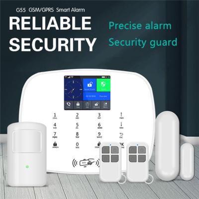 China Home set alarm gsm 3g 4g wifi remote control smart wireless home security system for sale