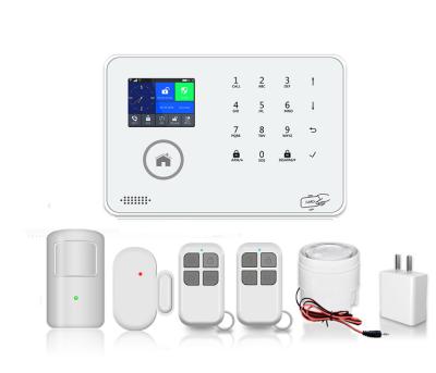 China Remote control SMS/call to users supported wifi gsm 3g wireless smart home security alarm system for sale