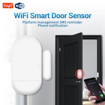 China China Factory Door Tuya APP Door Sensor WiFi Standalone Door Sensor for sale