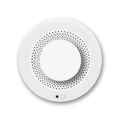 China The kitchen app etc. Tuya supported high quality ABS material wireless wifi 2.4g smoke detector fire alarm for house home security for sale