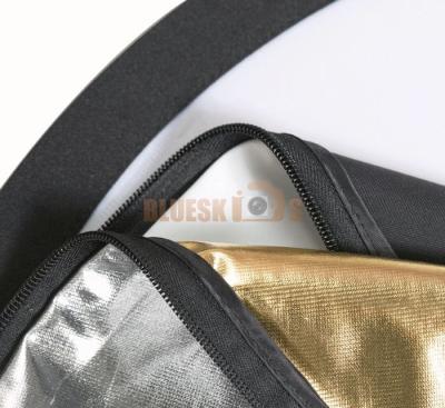 China Photography Fabric + Metal Frame 5 in 1 Folding Multi Disc Light Reflector with Bag for Photo Studio Indoor Outdoor Lighting for sale