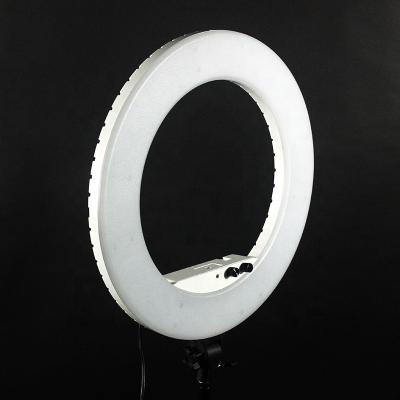 China Photography 18 Inch Ring Light with Mirror and Phone Bracket for Video Studio Live Stream Blogging Portrait Makeup Photo LED-F480 for sale