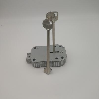 China 8 lever double bitted key mechanical lock for eurograde safe box and free standing safes 15*83*61mm for sale