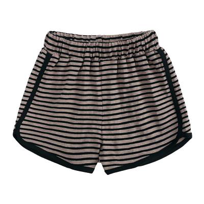 China Color Fade Proof Kids Clothing Summer Boys And Girls Unisex Striped Loose Shorts for sale