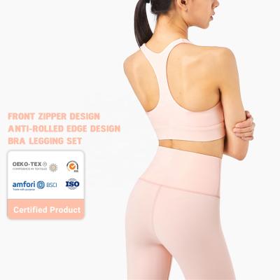 China ACTIVE STRETCH Sports Wear Gym Activewear Long Sleeve Crop Top And Seamless Leggings Fitness Yoga Sets For Women for sale