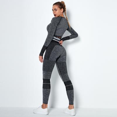 China ACTIVE STRETCH Hot Jumpsuit Set Yuanchuang Sweatsuit Casual Outfits Seamless Yoga Sets With Good Packing for sale