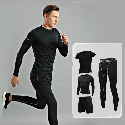 China Wholesale Ropa Deportiva Running Five Piece Men's Breathable Sport Workout Underwear Set for sale