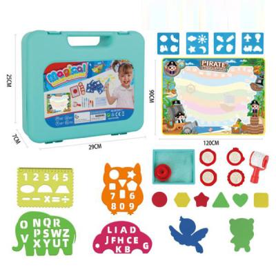 China DIY Paint 2021 Hot Children's Gift Large Water Canvas Set Toy Kid Graffiti Painting Mat Drawing Board for sale