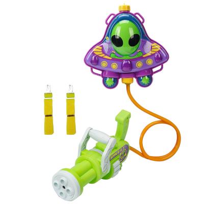 China Alien Gatling Water Gun Planet Dragon Backpack Water Gun Water Gun Toy Summer 2022 for sale