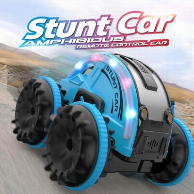 China Stunt Car 6CH 2.4G Amphibious Land Water 2 in 1 RC Toy Cars Multifunction Waterproof RC Stunt Car 360 Electric Car Toy for sale