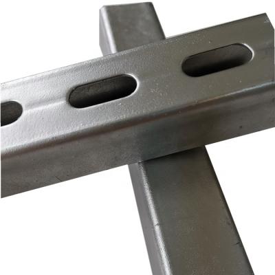 China Hanging& Customized Structural Support System American Standard C Galvanized Steel Channel for sale