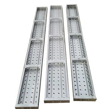 China Q195 / Q235 pre-galvanized steel scaffold decking board plank without hook for sale