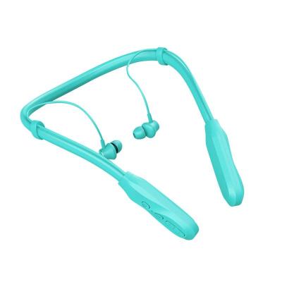 China Neckband 100 Bass Wireless Earphones Neckband Earphone 5.1 Hour Playback Headphones With Mic Sport Music Headset Stereo for sale