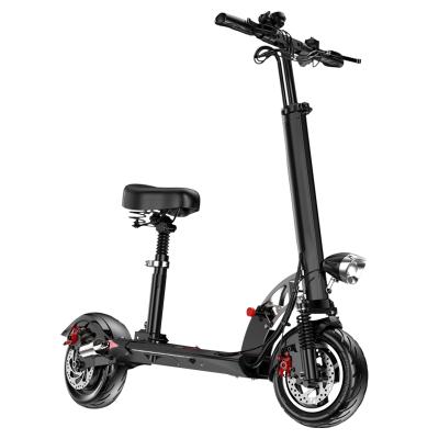 China EU Wholesale New Unisex Portable Two-wheeled Scooter Off-Road Vehicle Foldable Adult Electric Scooter for sale