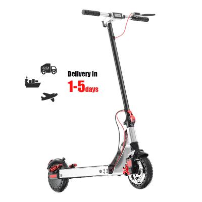 China EU Europe unisex warehouse cheap price 350W 36V 8Ah 8.5inch motor two wheels folding foldable kick e adult electric scooters for sale