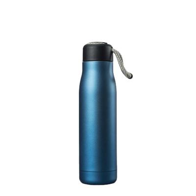 China 2021 PORTABLE Designer Fashion Design Vacuum Double Purple White Steel 24 Hours Insulated Water Bottle for sale