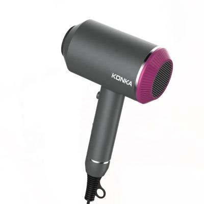 China Ionic &Cold Professional Hot &Cold Professional Hot Wind Hair Dryer Salon Hair Dryer Strong Wind Hair Dryer KONKA Hammer Negative Ion Fan for sale