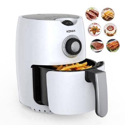 China KONKA 2.5L Healthy Air Fryer Multifunctional Chicken Air Fryer Healthy Pizza Cooker One Knob Control Oil Free for sale