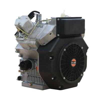 China Air Cooled Machinery Wholesale Engines Factory Power 26 HP Four Stroke Strong Air Cooled 2 Cylinder Diesel Engine for sale