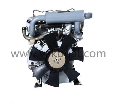 China Agricultural 22 Hp Water Cooled Double Small Cylinder Diesel Engine for sale