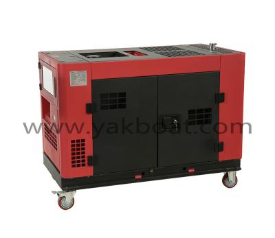 China Small Generator Supply Electric Power Supply Brand 1 Phase 10 Kw Three Phase 220V Air Cooled Diesel Silent Generator for sale