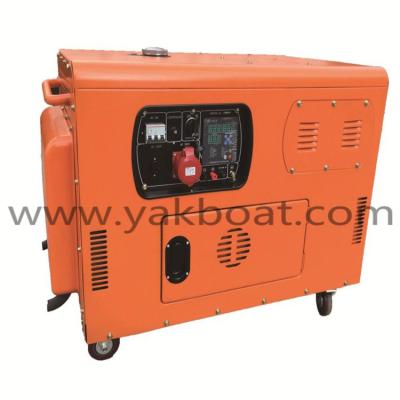 China Low Noise 11kw Twin - Cylinders 220v Portable Diesel Silent Generators YK15000ST/T3 for sale