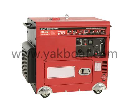 China Small Power Home Electricity Standby Silent Diesel Generator 5kw 220V for sale