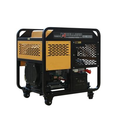 China 10 KW Alternative Energy Open Frame Generator Power Station Air Cooled Small Portable Diesel Generator Set With Wheels HD12000T for sale