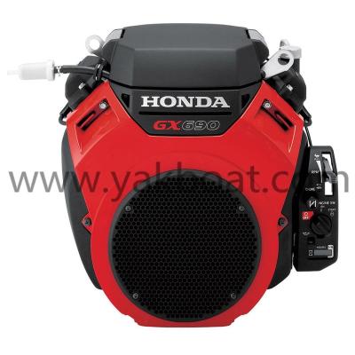 China 25hp two cylinders gx690 air cooled engine honda air cooled gasoline engine for sale