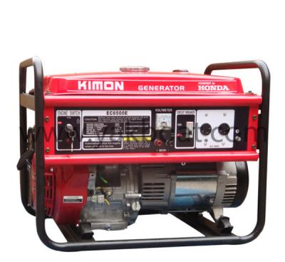 China Small Generator Supply Professional Electric Power 5kw Gasoline Generator Spare Parts 230V Start Gasoline Electric Generator HONDAGX390 for sale