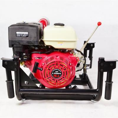 China Hot Sale 15hp Fire Engine Generator Type Gasoline Firefighter FIRE Pump lifan for sale