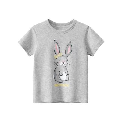 China Anti-Shrink Hot sale baby summer t-shirt Children's Wear sweatshirt new pure tshirt for baby girl for sale