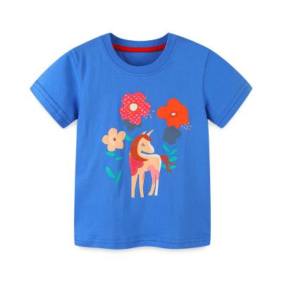 China Anti-Shrink Hot sale baby clothes short custom candy color cotton high gsm tshirts baby for sale