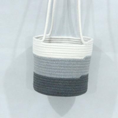 China Cotton Folding Basket Storage Portable Minimalist Washing Rope Customized Durable And Large Capacity for sale